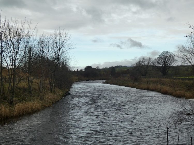 river heading towards Runley Mill