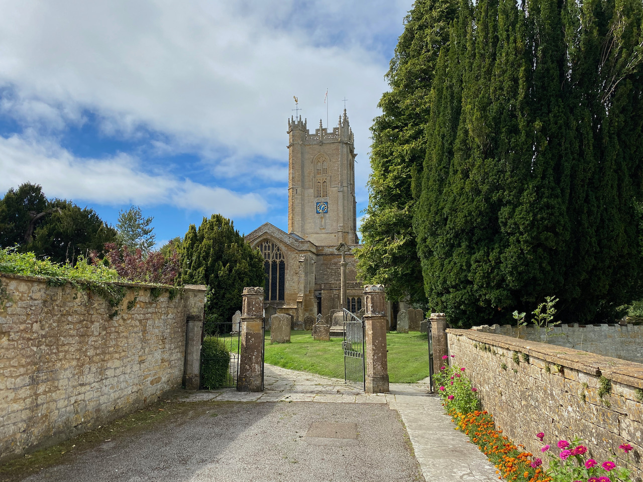 Seeking My Past in Hinton St » Two Dogs and an Awning
